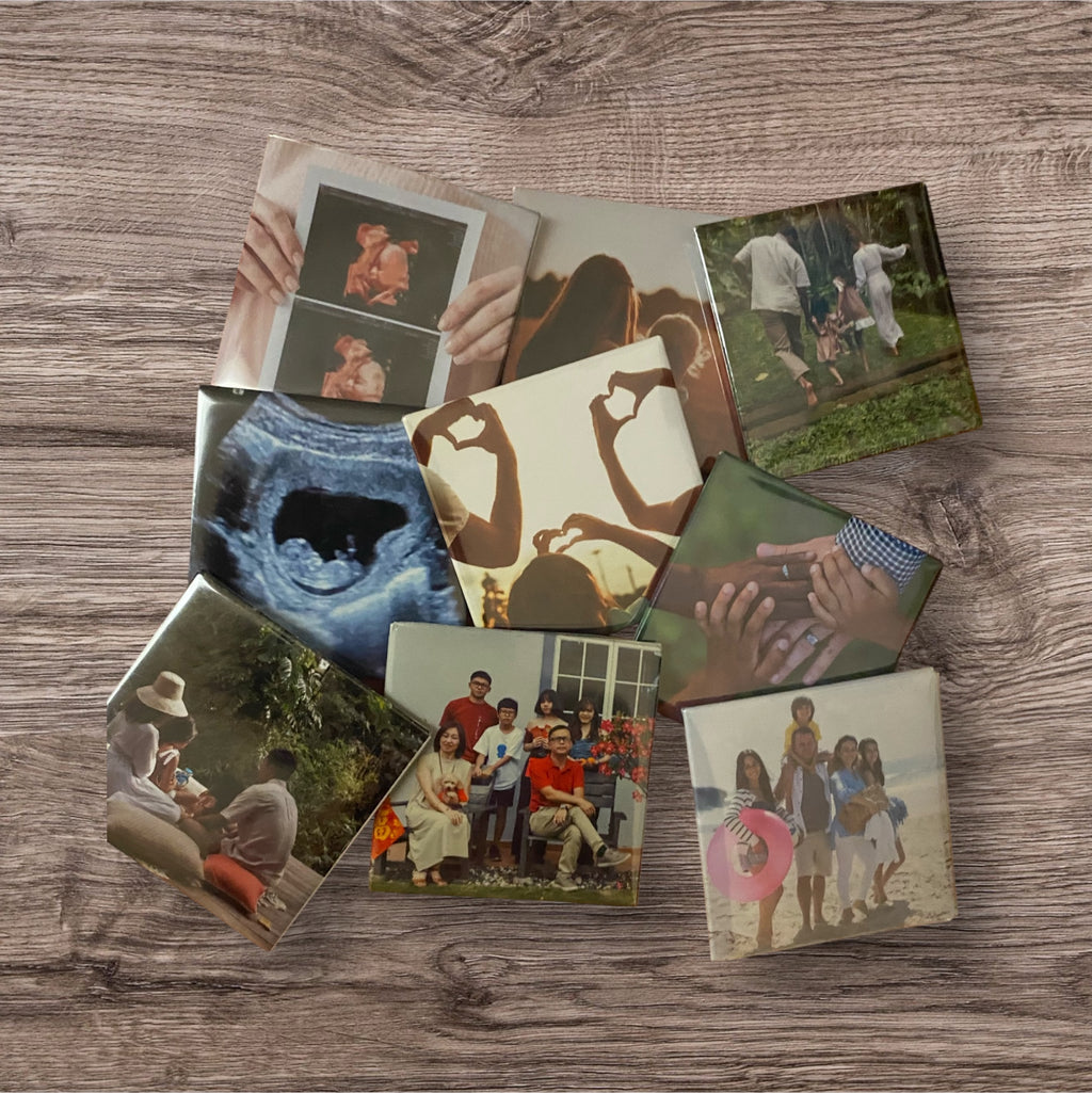 2"x 2" Photo Magnets- 9